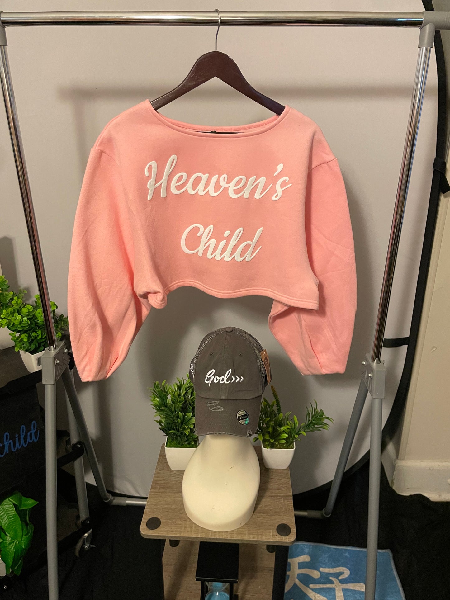 Signature Logo Cropped Crewneck