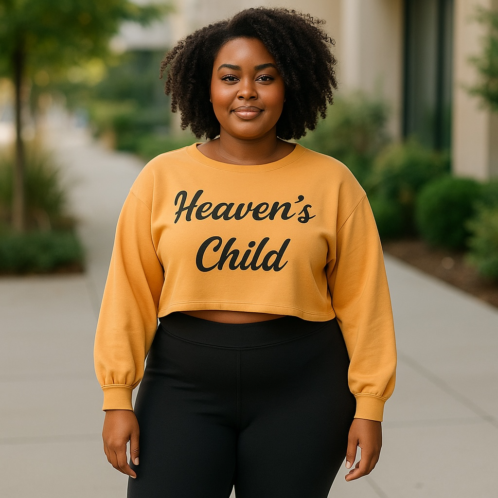 Signature Logo Cropped Crewneck