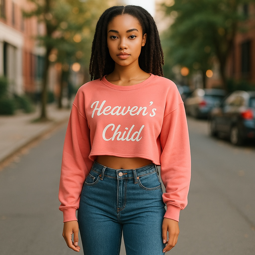 Signature Logo Cropped Crewneck