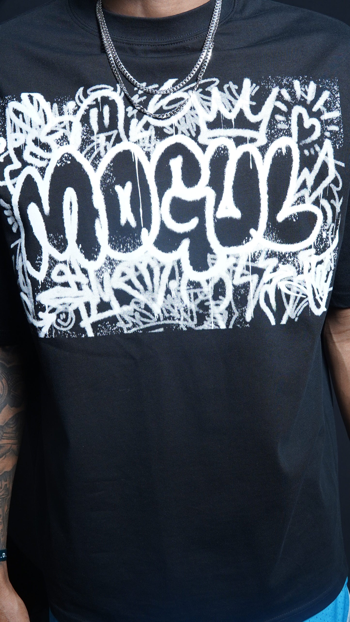 “Mogul” Oversized Cropped Tee