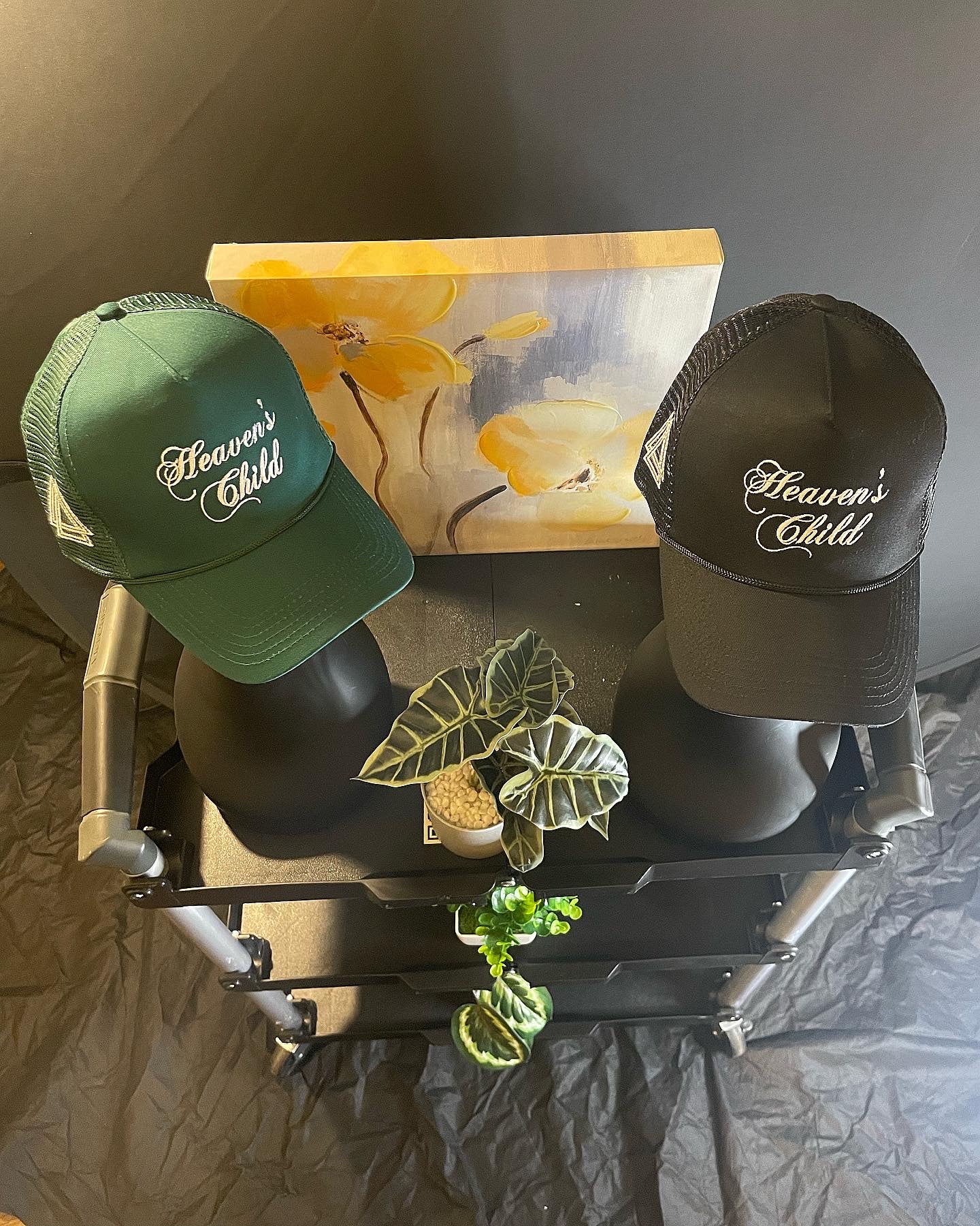 signature trucker hat in white main image 1