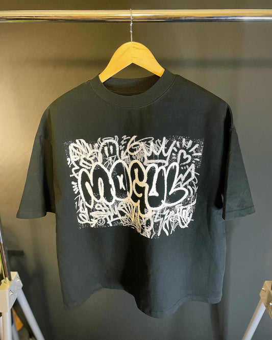 “Mogul” Oversized Cropped Tee